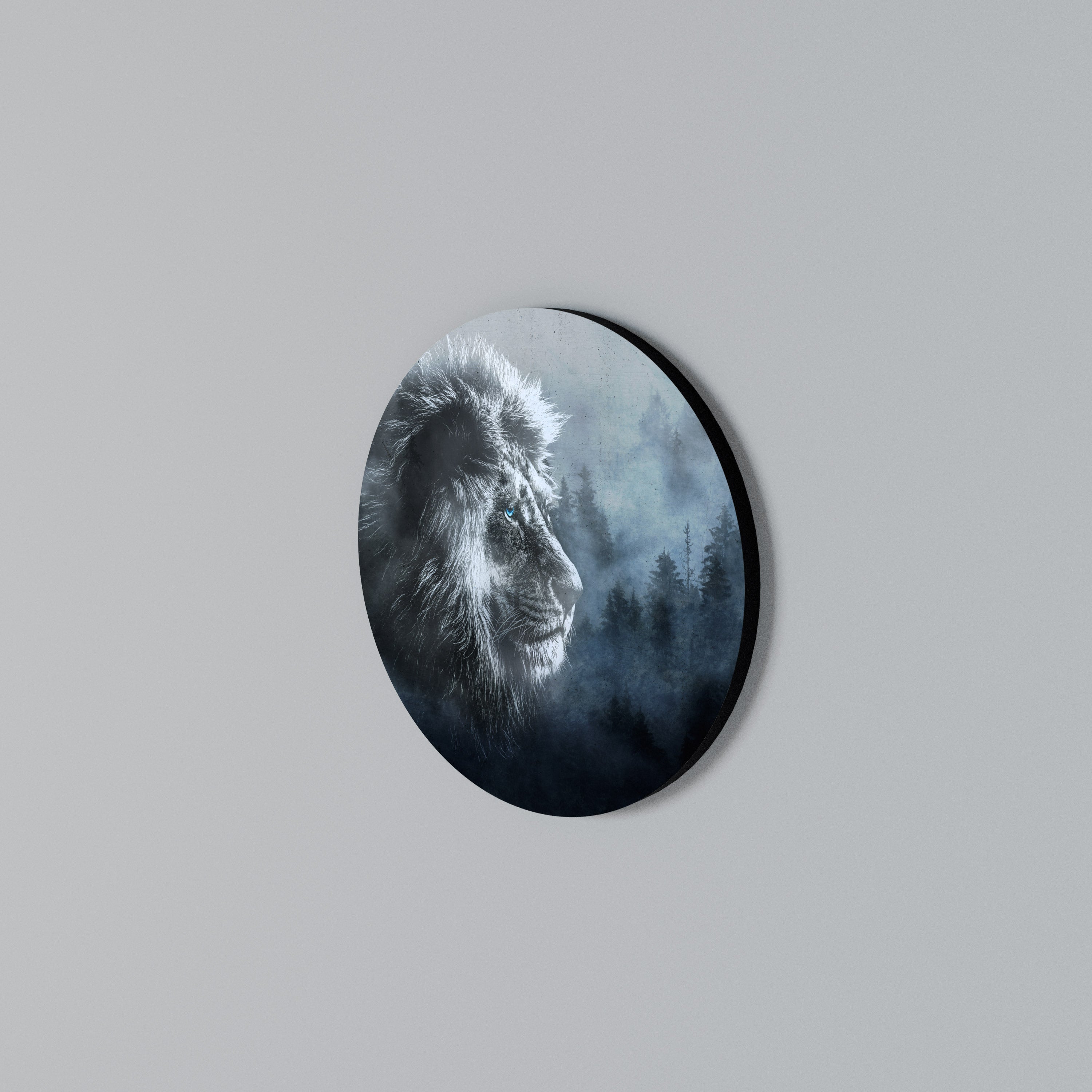 FROSTED ROYALTY Rund väggdekor