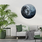 FROSTED ROYALTY Round Wall Art