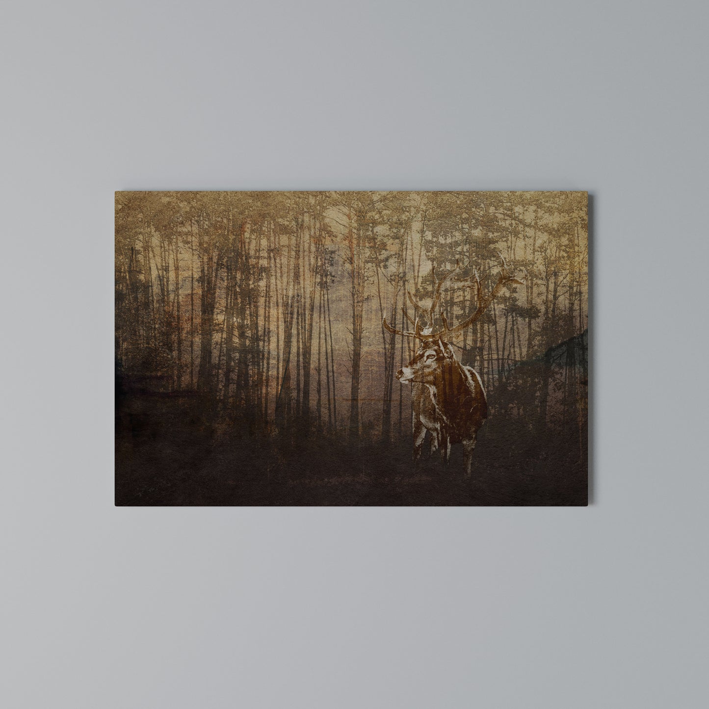 WHISPERING WOODS MYSTIQUE Horizontal Canvas Print