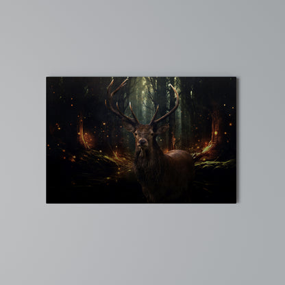 ENCHANTED FOREST GUARDIAN Horizontal Canvas Print