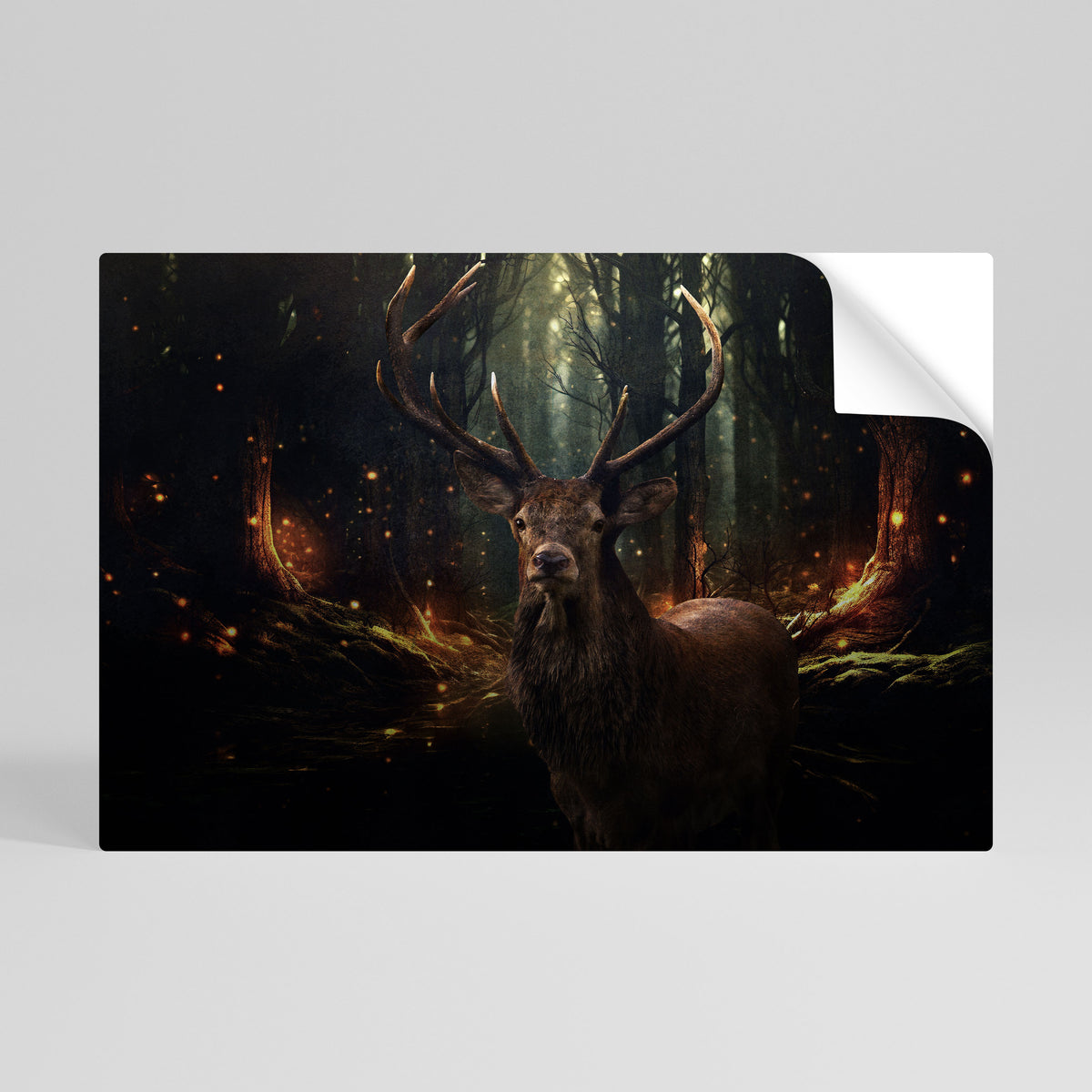 ENCHANTED FOREST GUARDIAN Självhäftande Horisontell Poster