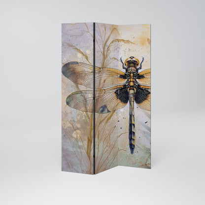 HER HIGHNESS DRAGONFLY Dekorativ rumsavdelare – 3 paneler