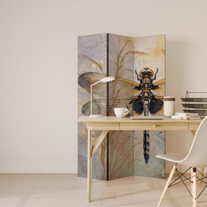 HER HIGHNESS DRAGONFLY Dekorativ rumsavdelare – 3 paneler