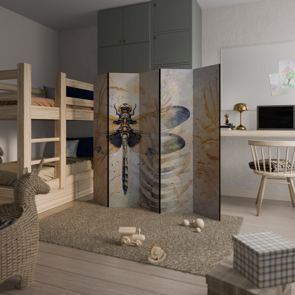 HER HIGHNESS DRAGONFLY 5-Panel Room Divider