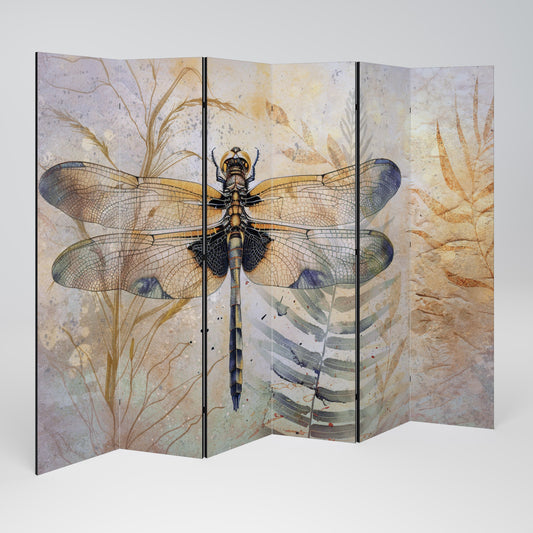 HER HIGHNESS DRAGONFLY Decorative 6-Panel Room Divider