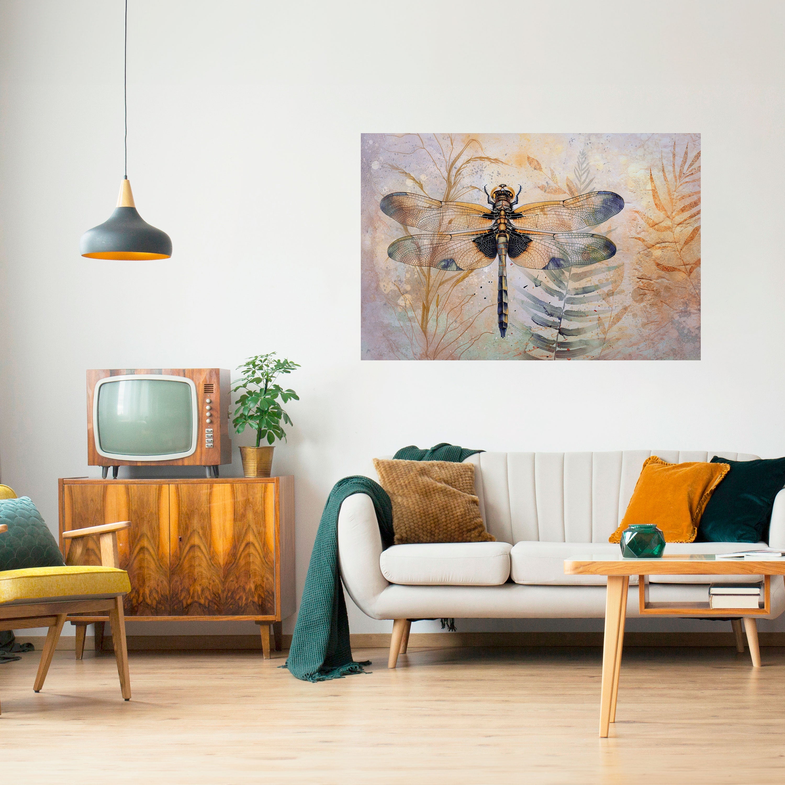 HENNES HÖGHET SLÄNDAN SKALA OCH KLISTA Horisontell Poster
