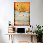 UP TO THE SUN Peel and Stick Vertical Poster