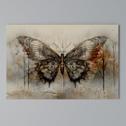 MECHANICAL BEAUTY UNVEILED Horizontal Canvas Print