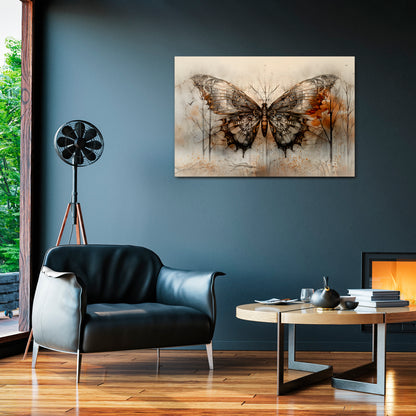 MECHANICAL BEAUTY UNVEILED Horizontal Canvas Print