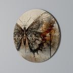 MECHANICAL BEAUTY UNVEILED Round Wall Art