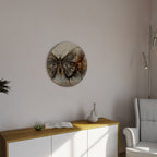 MECHANICAL BEAUTY UNVEILED Round Wall Art
