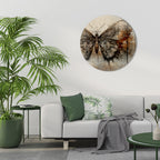 MECHANICAL BEAUTY UNVEILED Round Wall Art