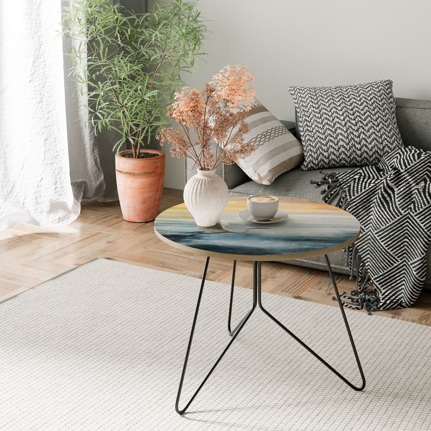 HERON IN FLY Large Coffee Table