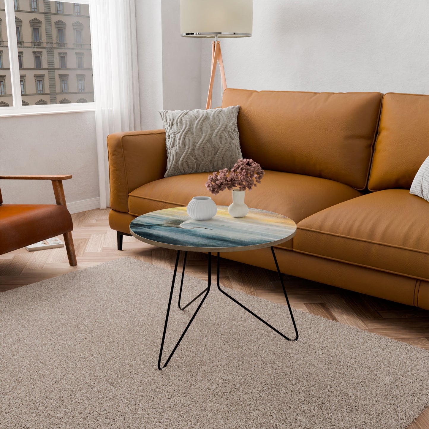 HERON IN FLY Large Coffee Table