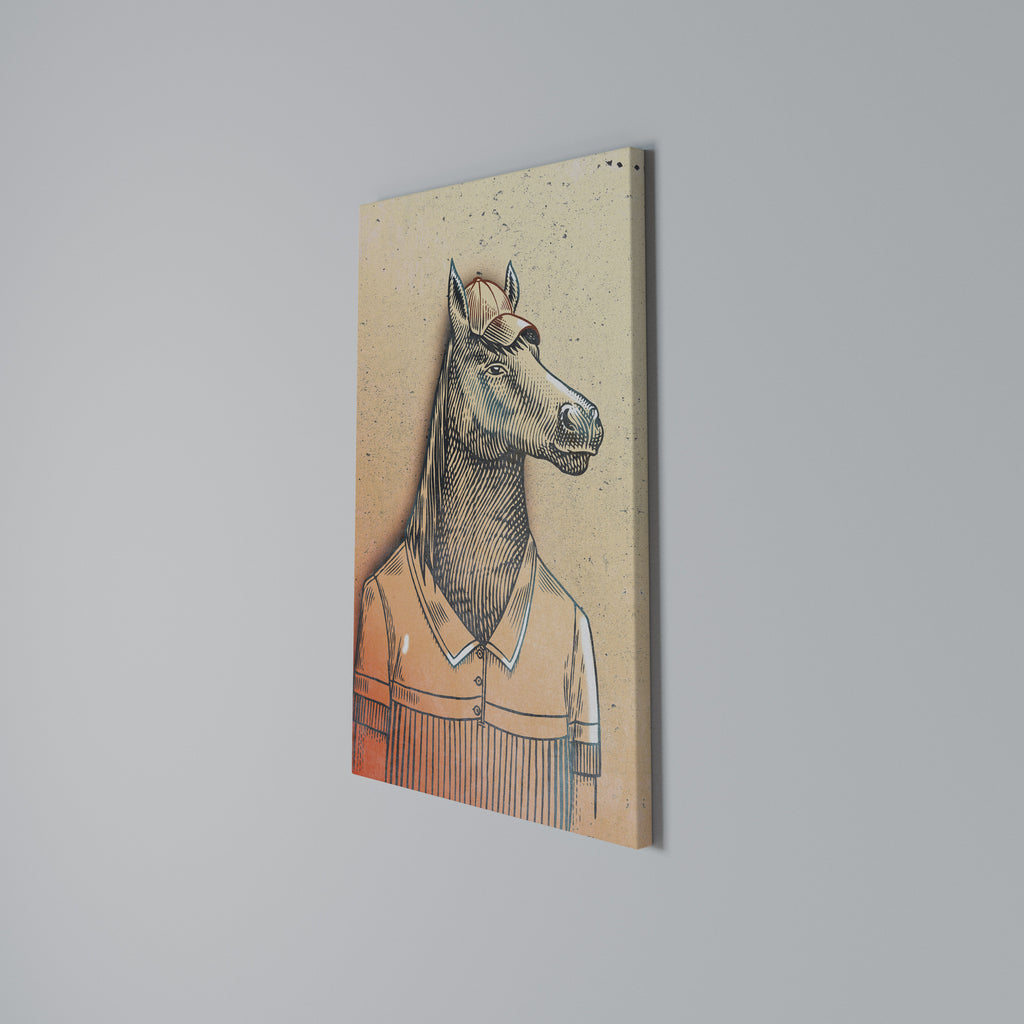 EQUINE SWAGGER Vertical Canvas Print