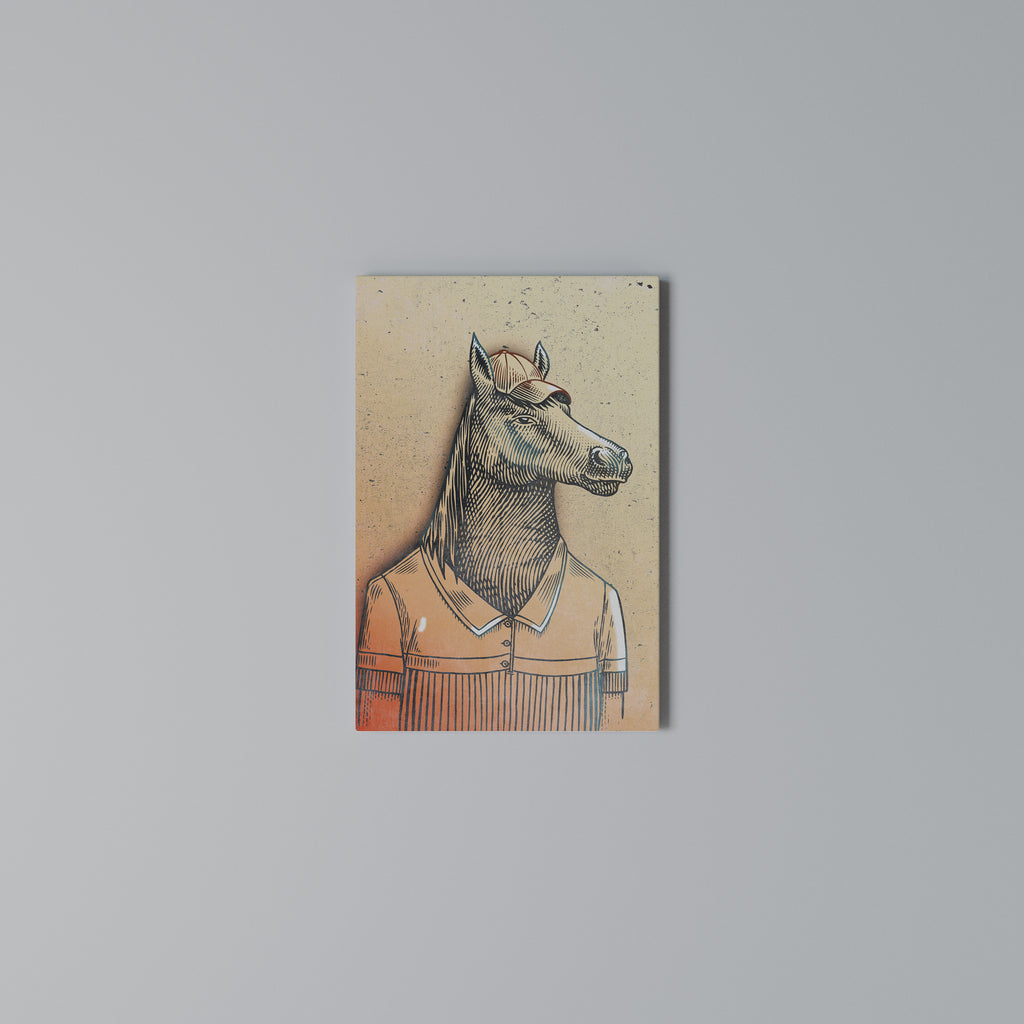 EQUINE SWAGGER Vertical Canvas Print