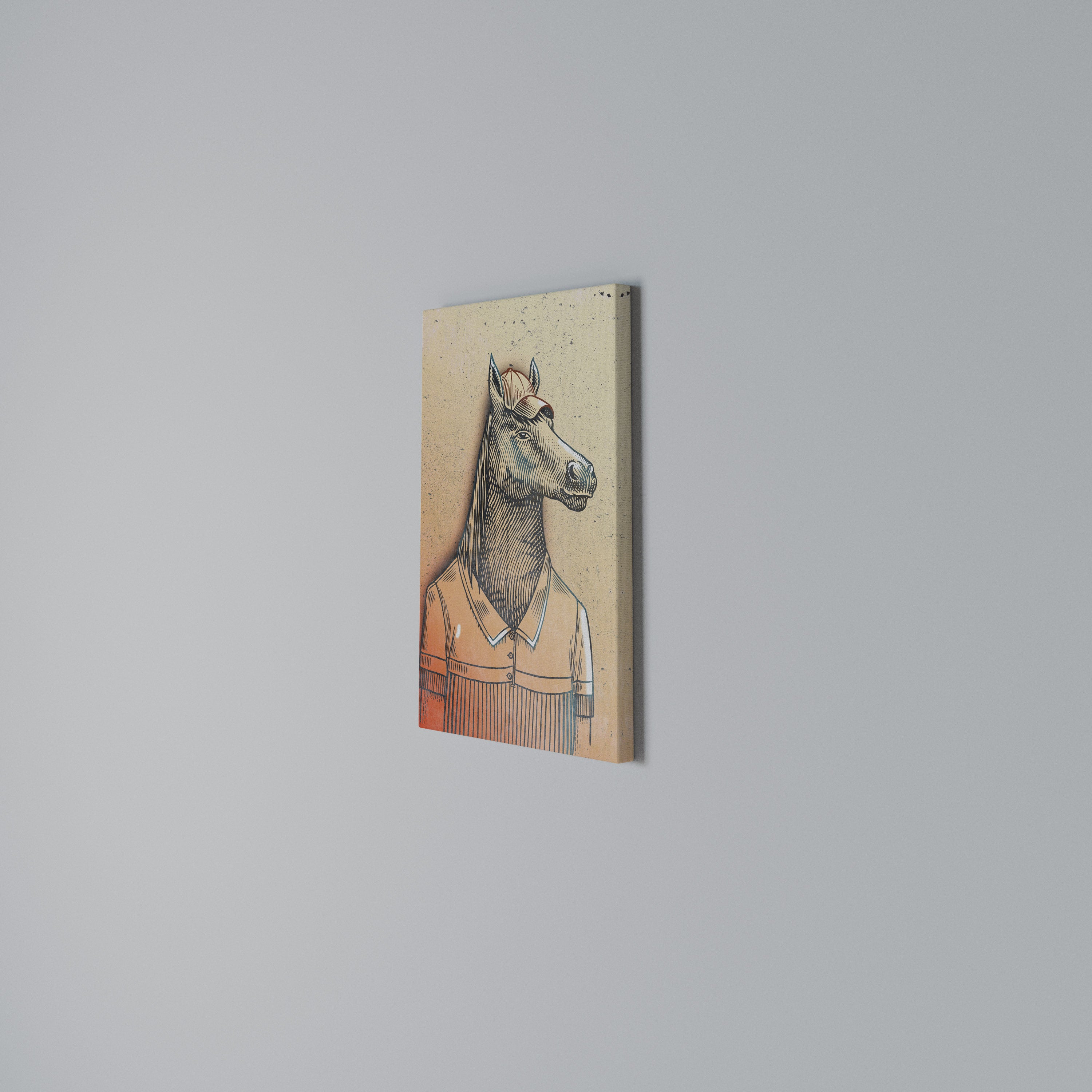 EQUINE SWAGGER Vertical Canvas Print