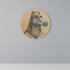 EQUINE SWAGGER Round Wall Art
