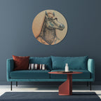 EQUINE SWAGGER Round Wall Art