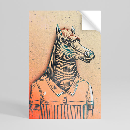 EQUINE SWAGGER Självhäftande Vertikal Poster