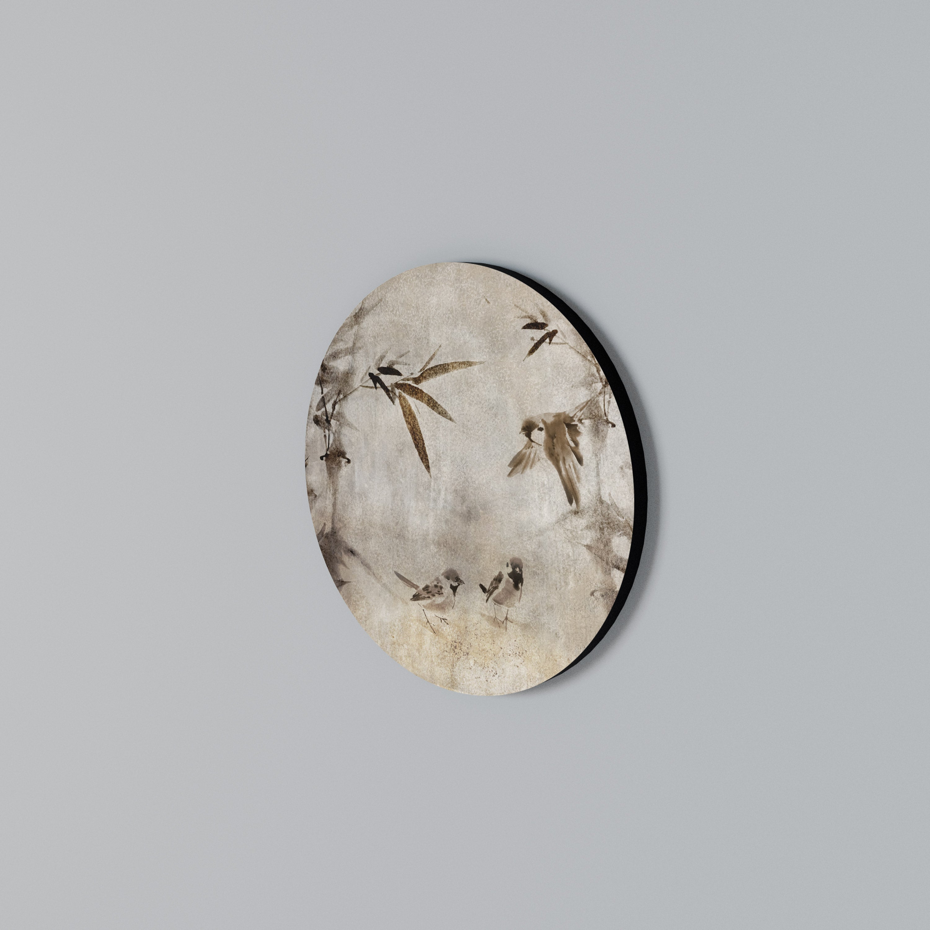SPARROW BLISS Rund väggdekor