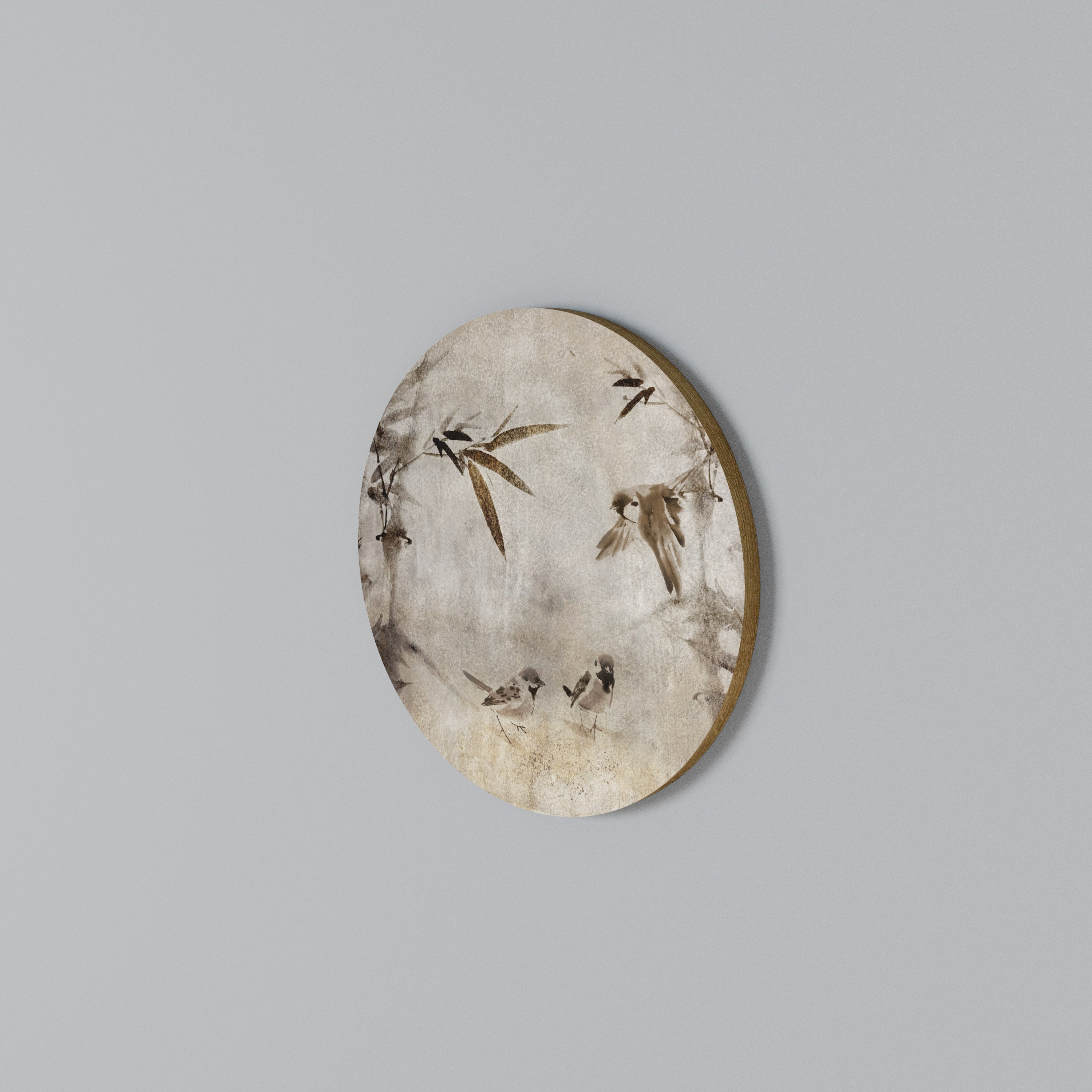 SPARROW BLISS Rund väggdekor