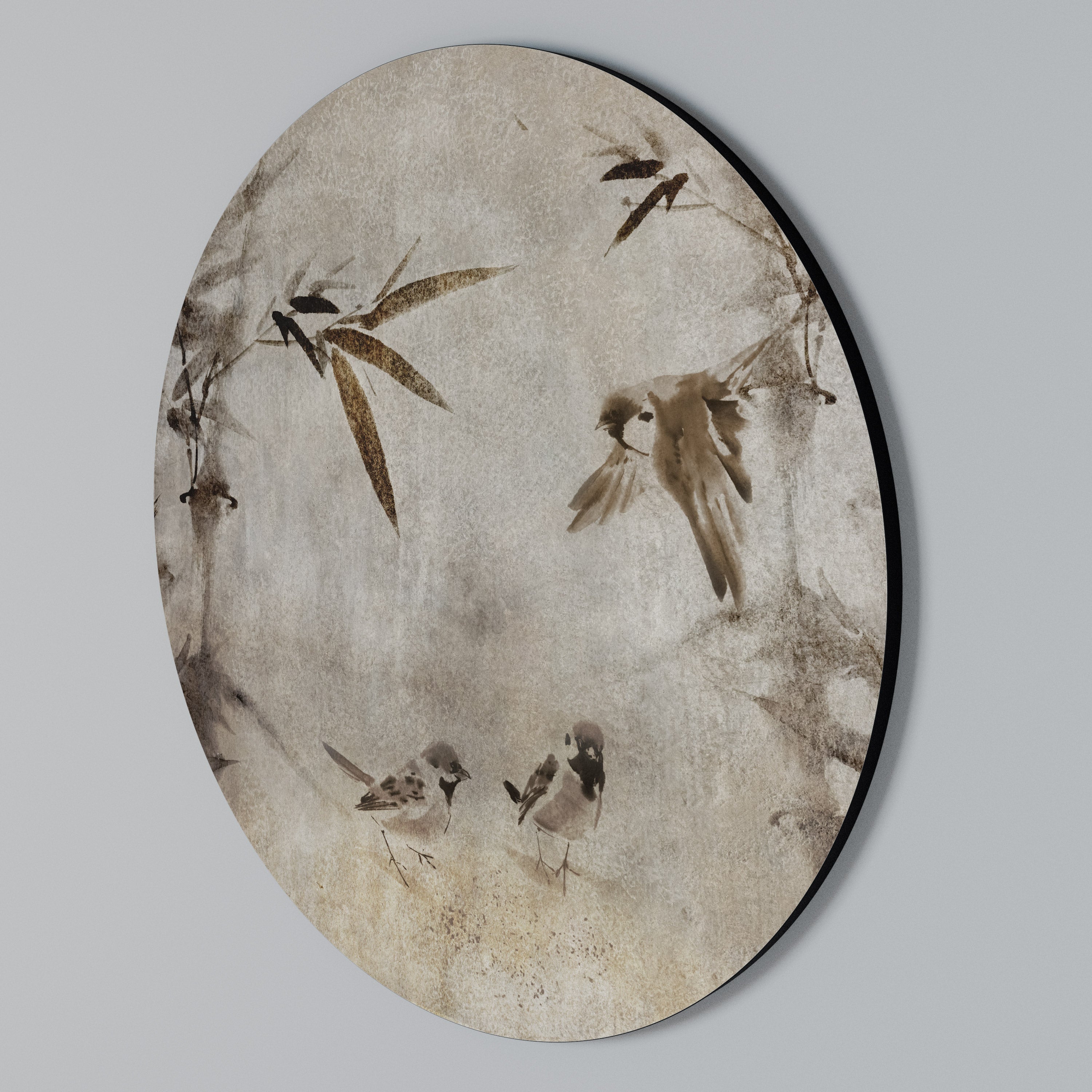 SPARROW BLISS Round Wall Art
