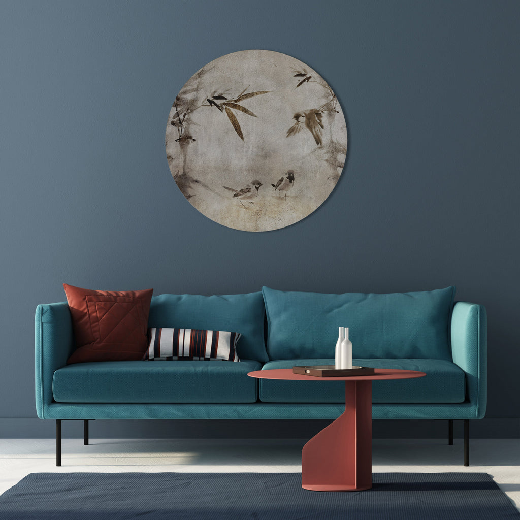 SPARROW BLISS Round Wall Art