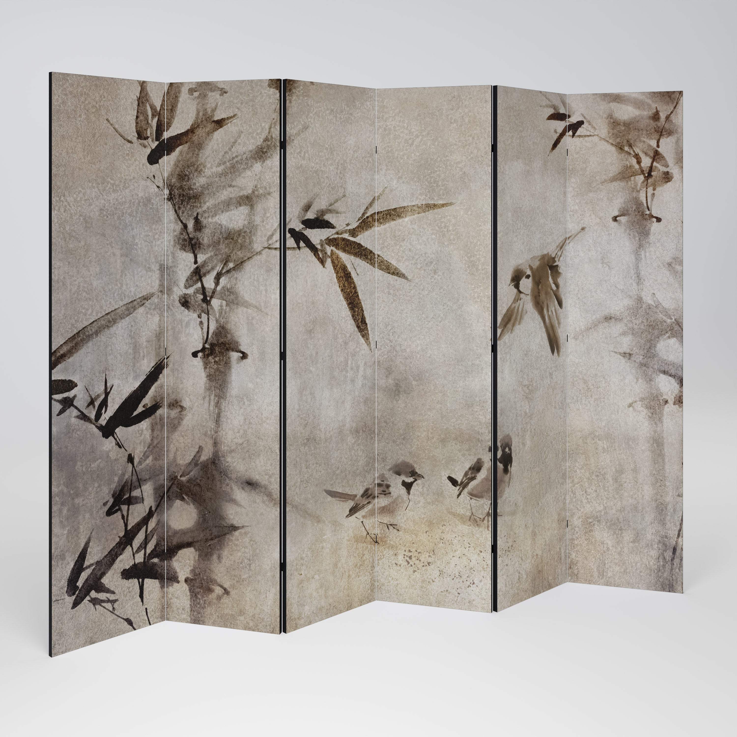 Sparrow Bliss Dekorativ rumsavdelare med 6 paneler