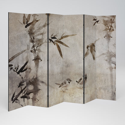 Sparrow Bliss Dekorativ rumsavdelare med 6 paneler