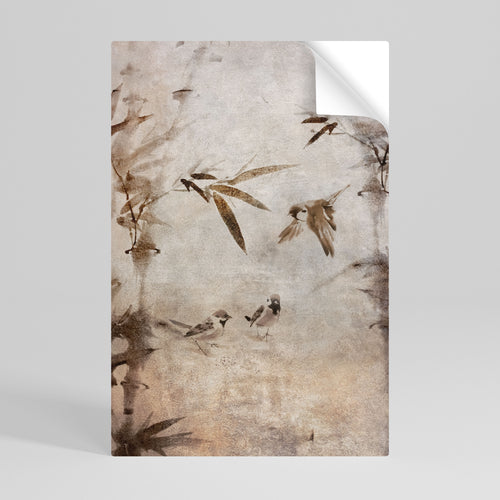 SPARROW BLISS Peel and Stick Vertical Poster