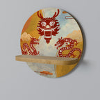 MYSTICAL DRAGON Dekorationshylla