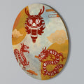 MYSTICAL DRAGON Round Wall Art