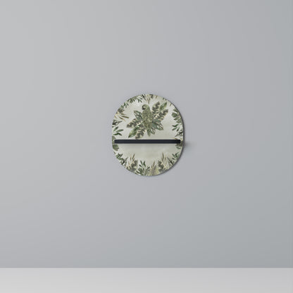 VERDANT ARINI Oval konsthylla i svart finish