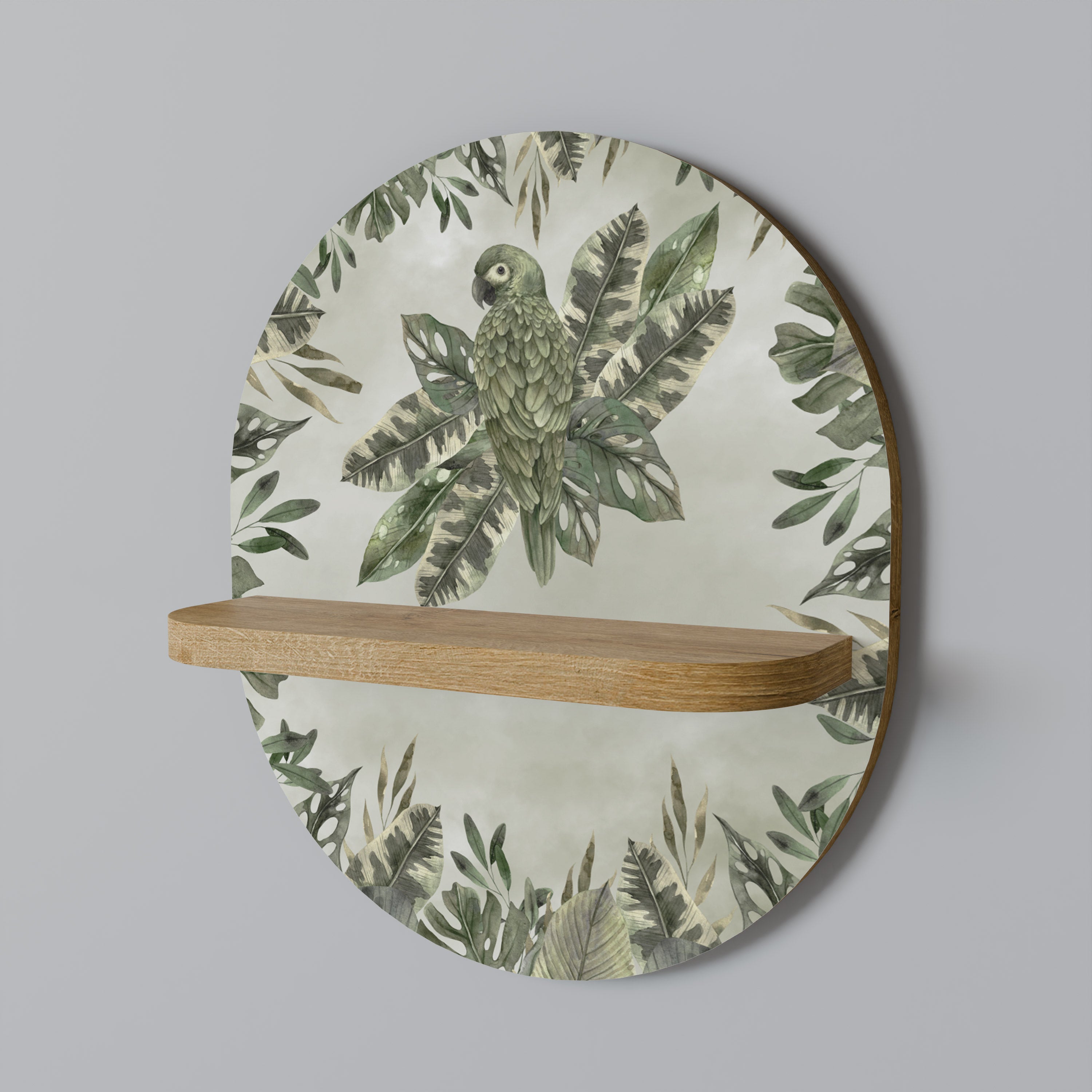 VERDANT ARINI Oval Art Hylla I Ekeffekt