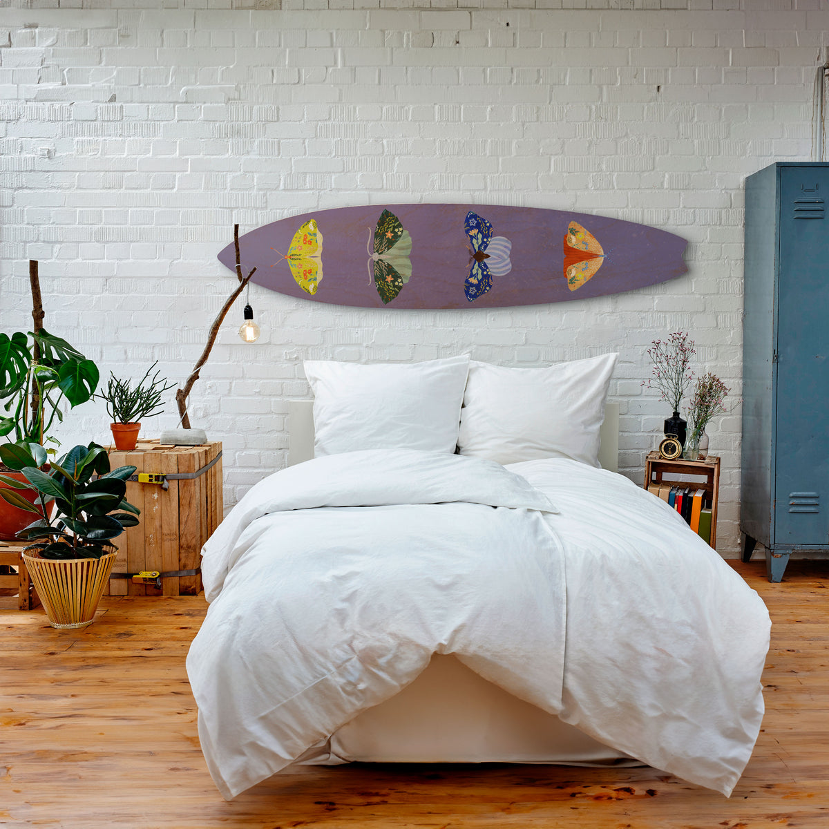 MOTH INTO THE FLAME Surfboard Decorative Panel