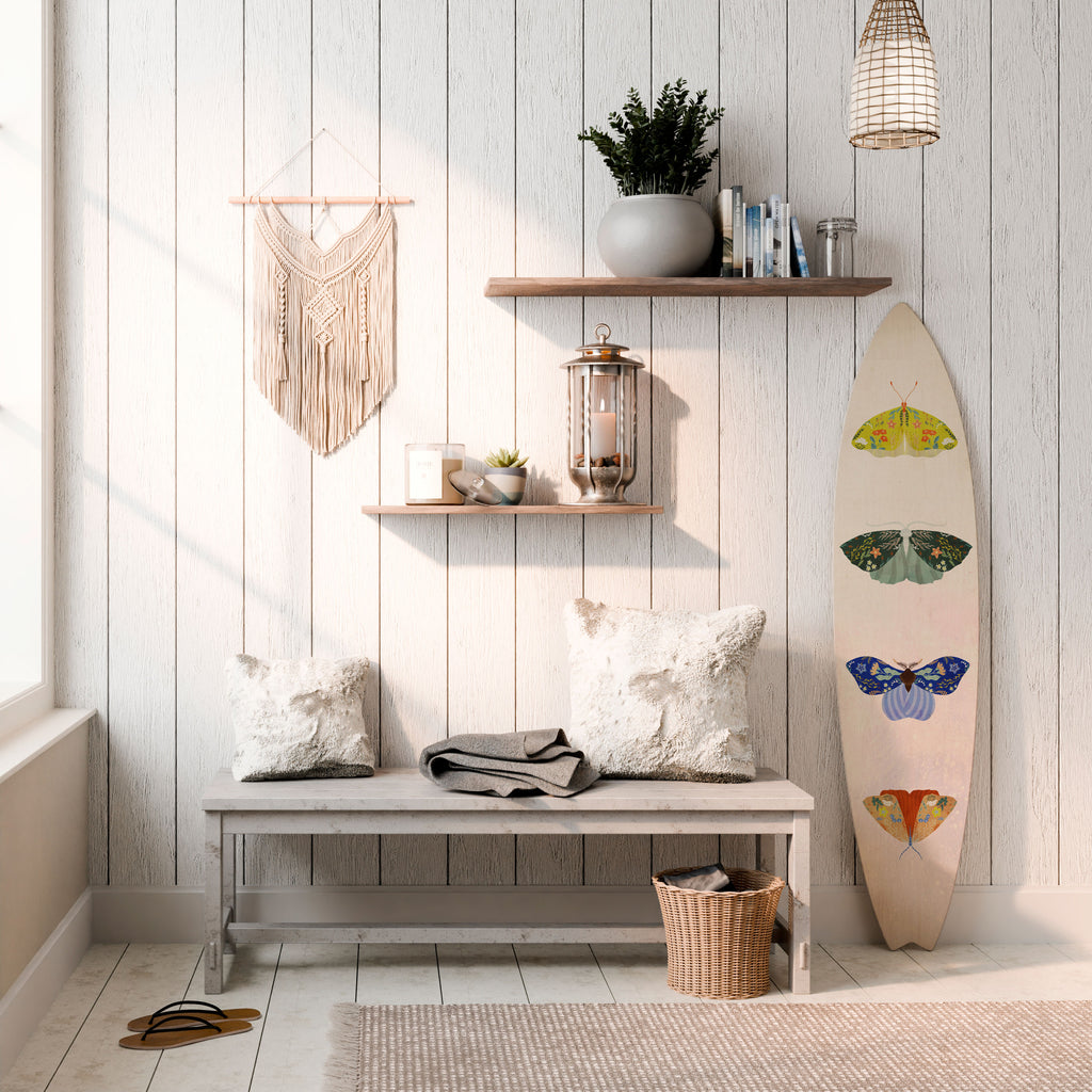 MOTH INTO THE LIGHT Surfboard Decorative Panel