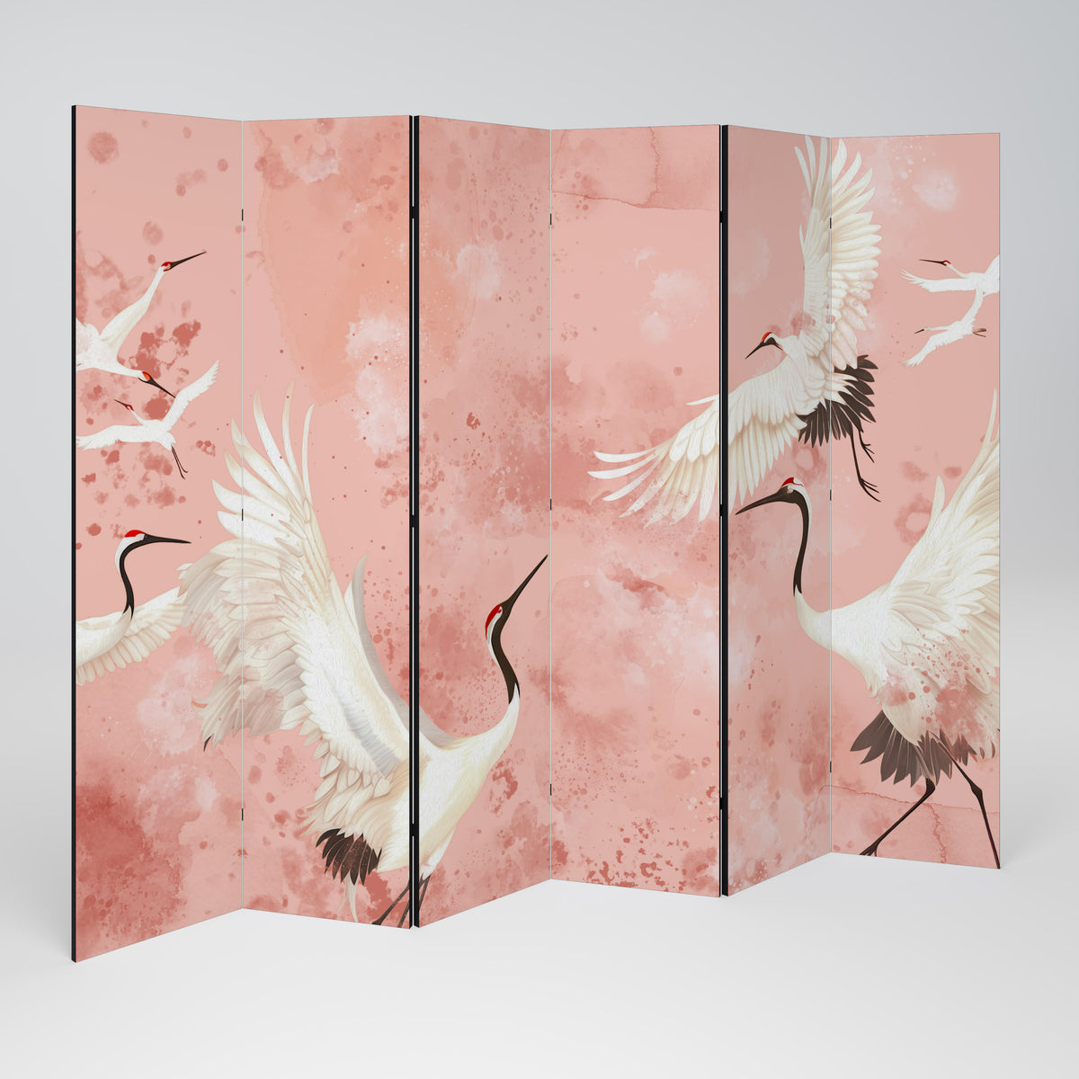 CRANE DANCE Rumsavdelare 6 paneler