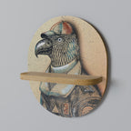 FEATHERED FASHIONISTA Art Shelf