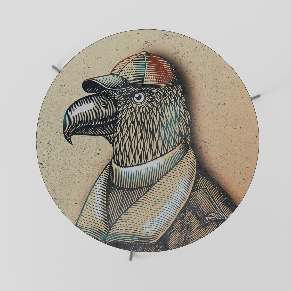 FEATHERED FASHIONISTA Soffbord