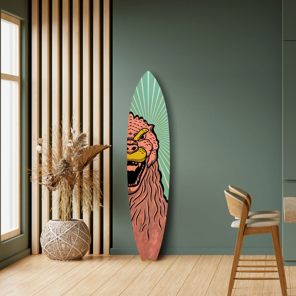 GODZILLA WELCOME Surfboard Decorative Panel