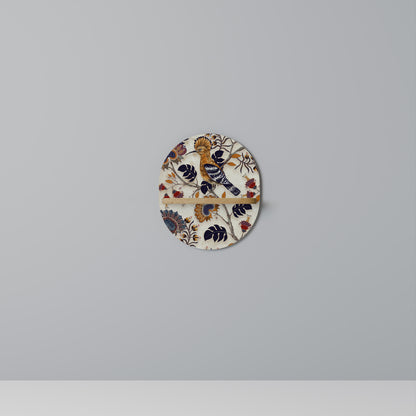 EMINENT HOOPOE Oval konsthylla i ekeffekt