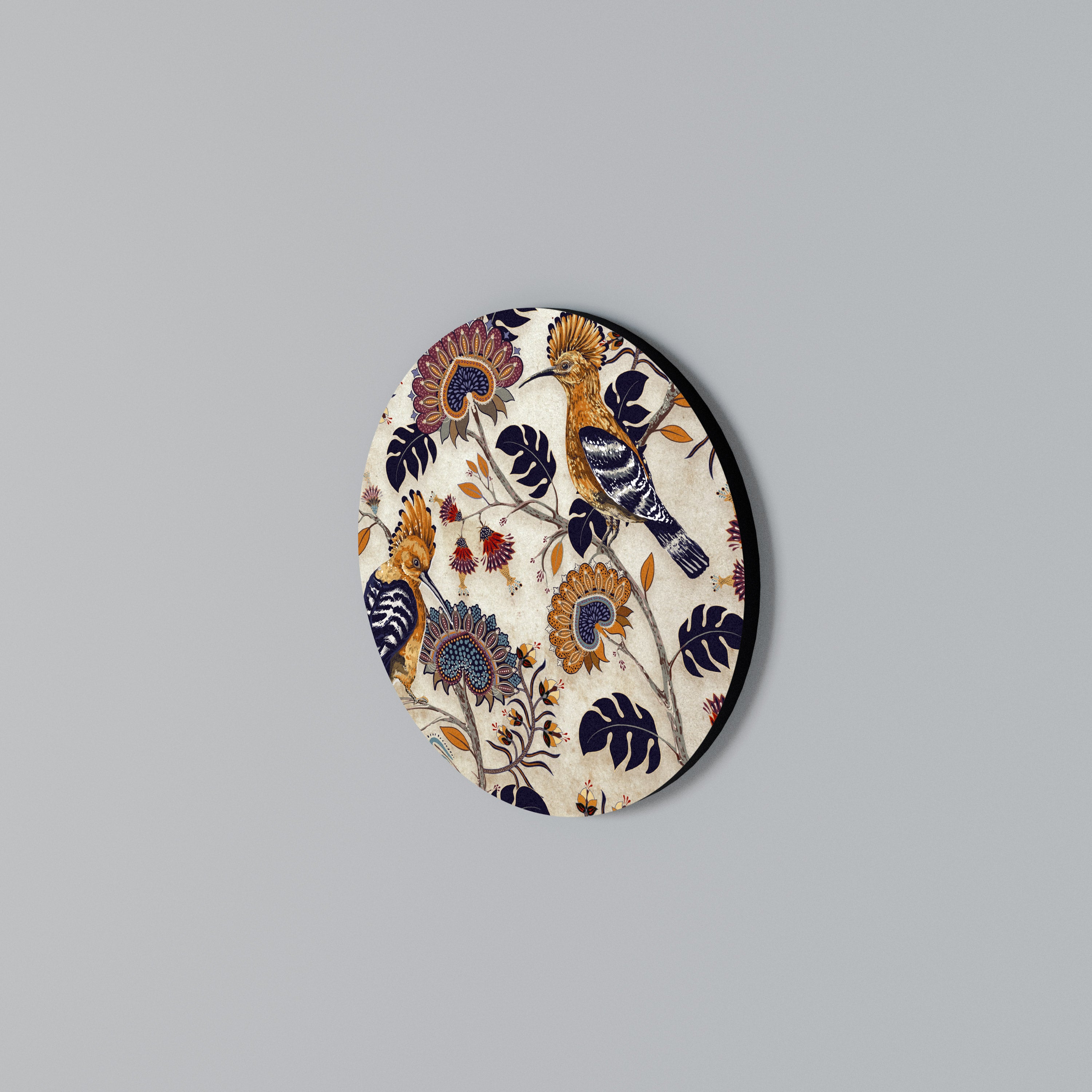 EMINENT HOOPOE Rund väggdekor