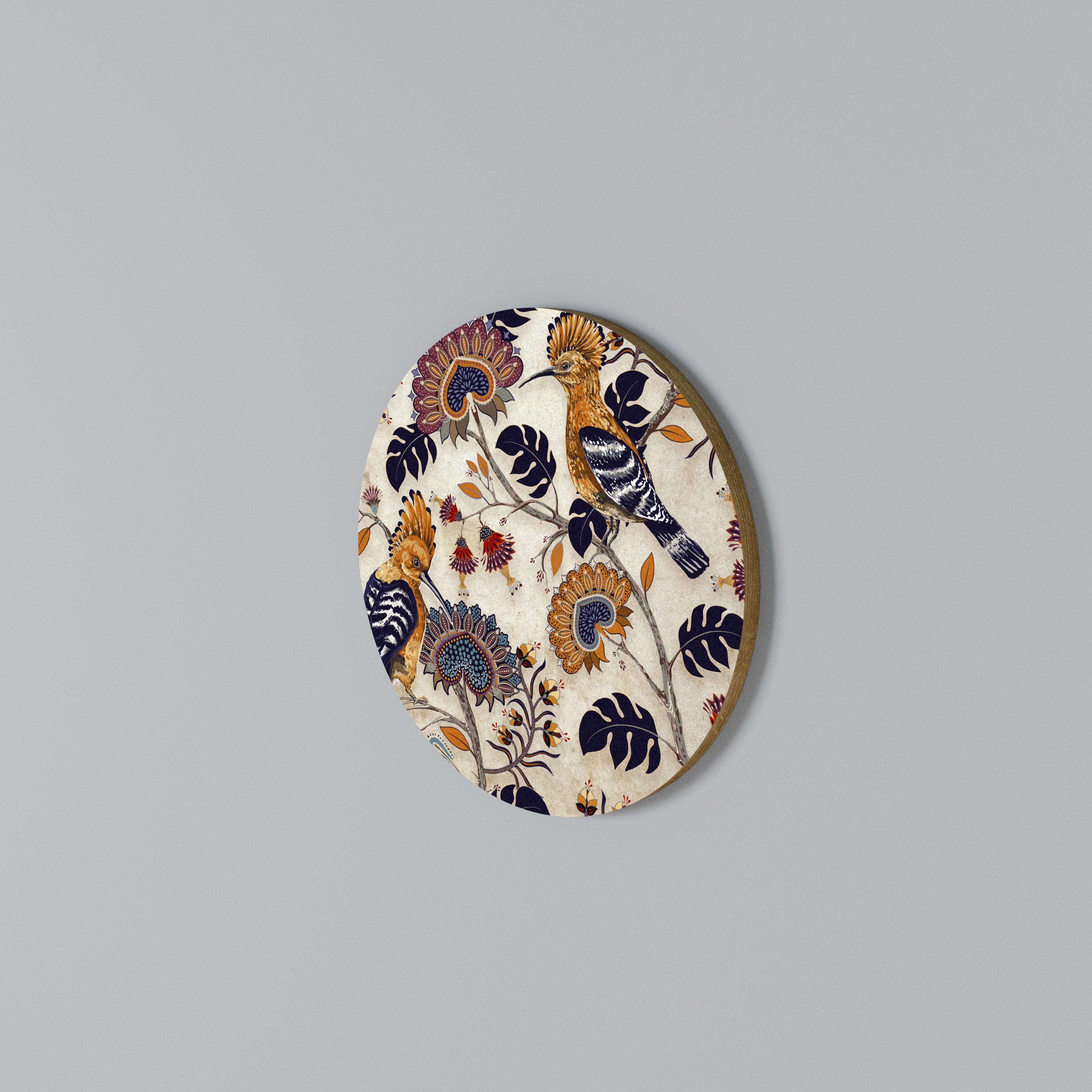 EMINENT HOOPOE Round Wall Art