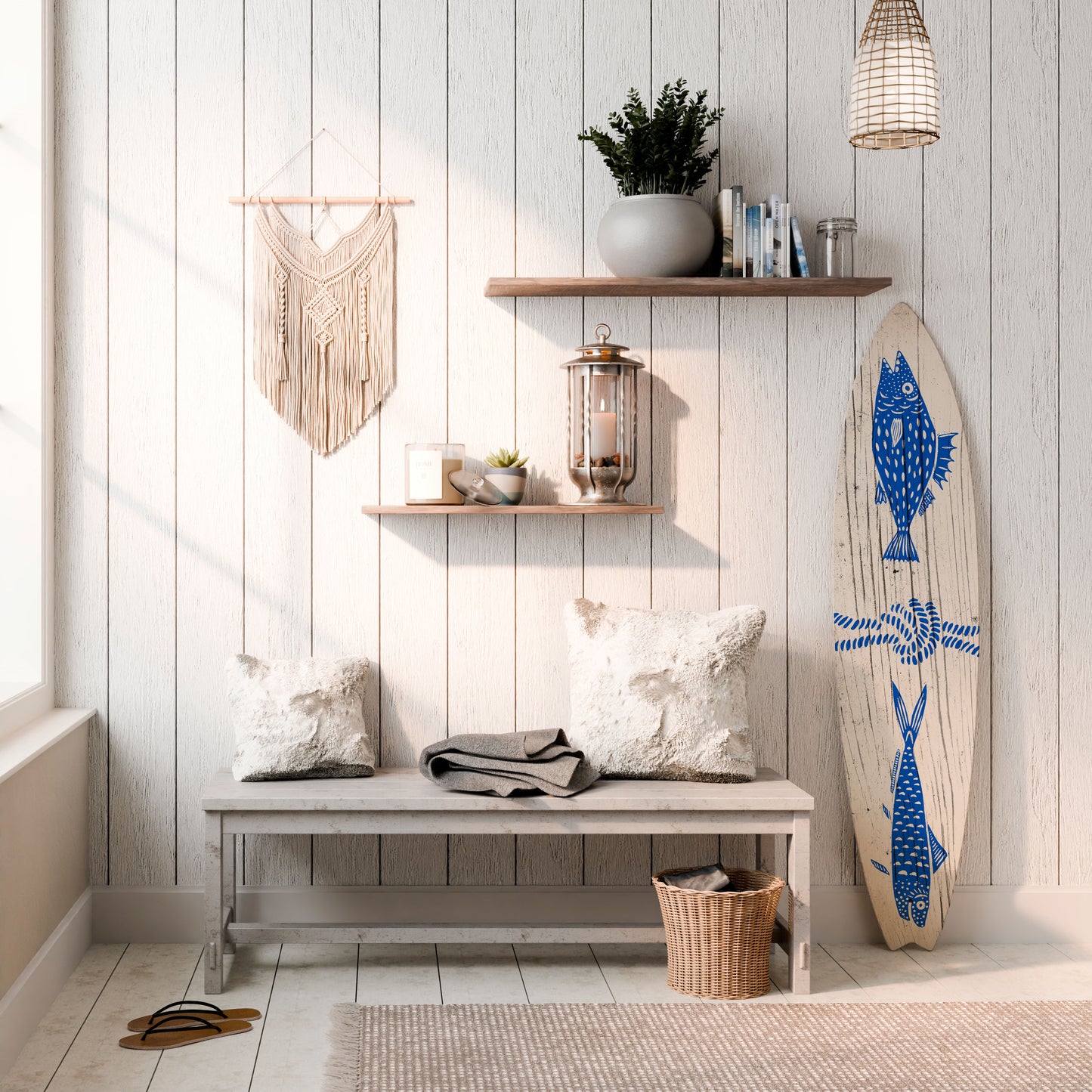 MARINE CREATURES Dekorativ Surfbräda
