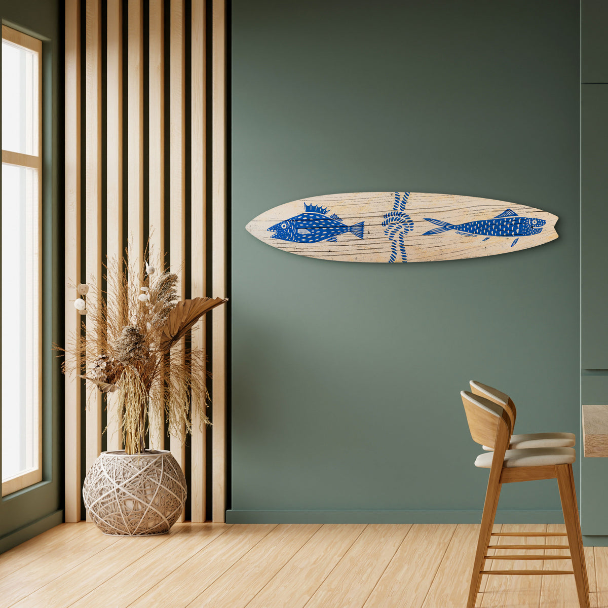 MARINE CREATURES Surfboard Decorative Panel