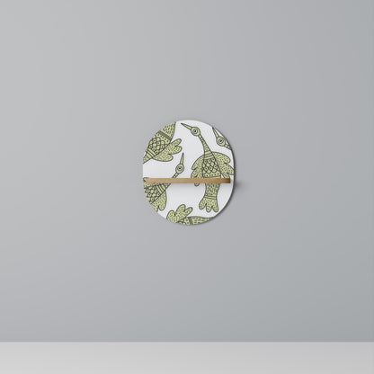 SEEDLING SONGbird Oval Art Hylla I Ekeffekt