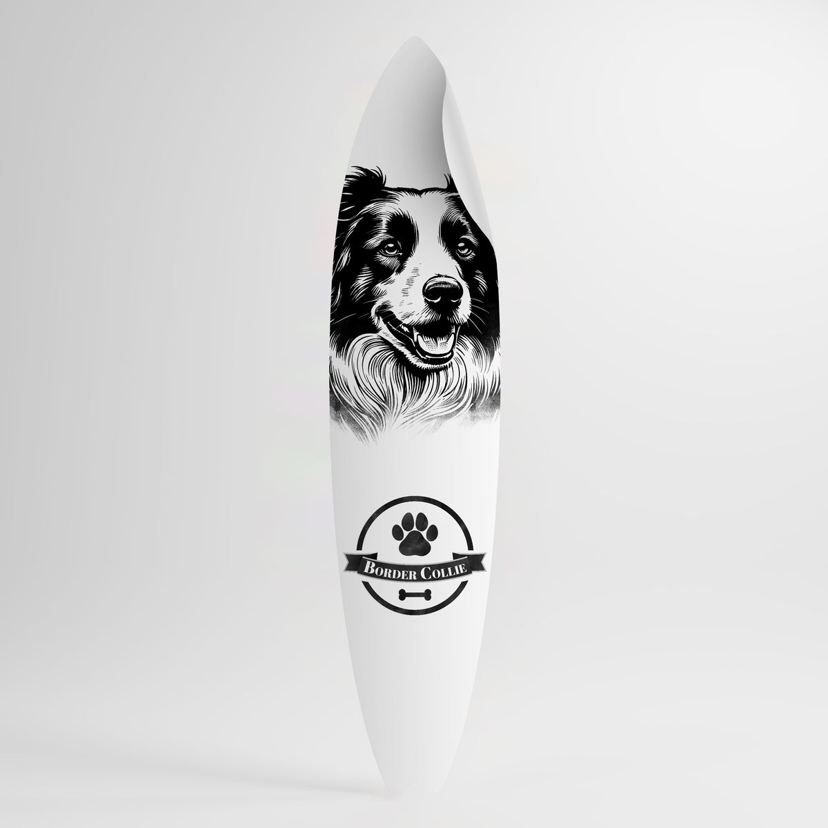 BORDER COLLIE Väggdekal surfbräda