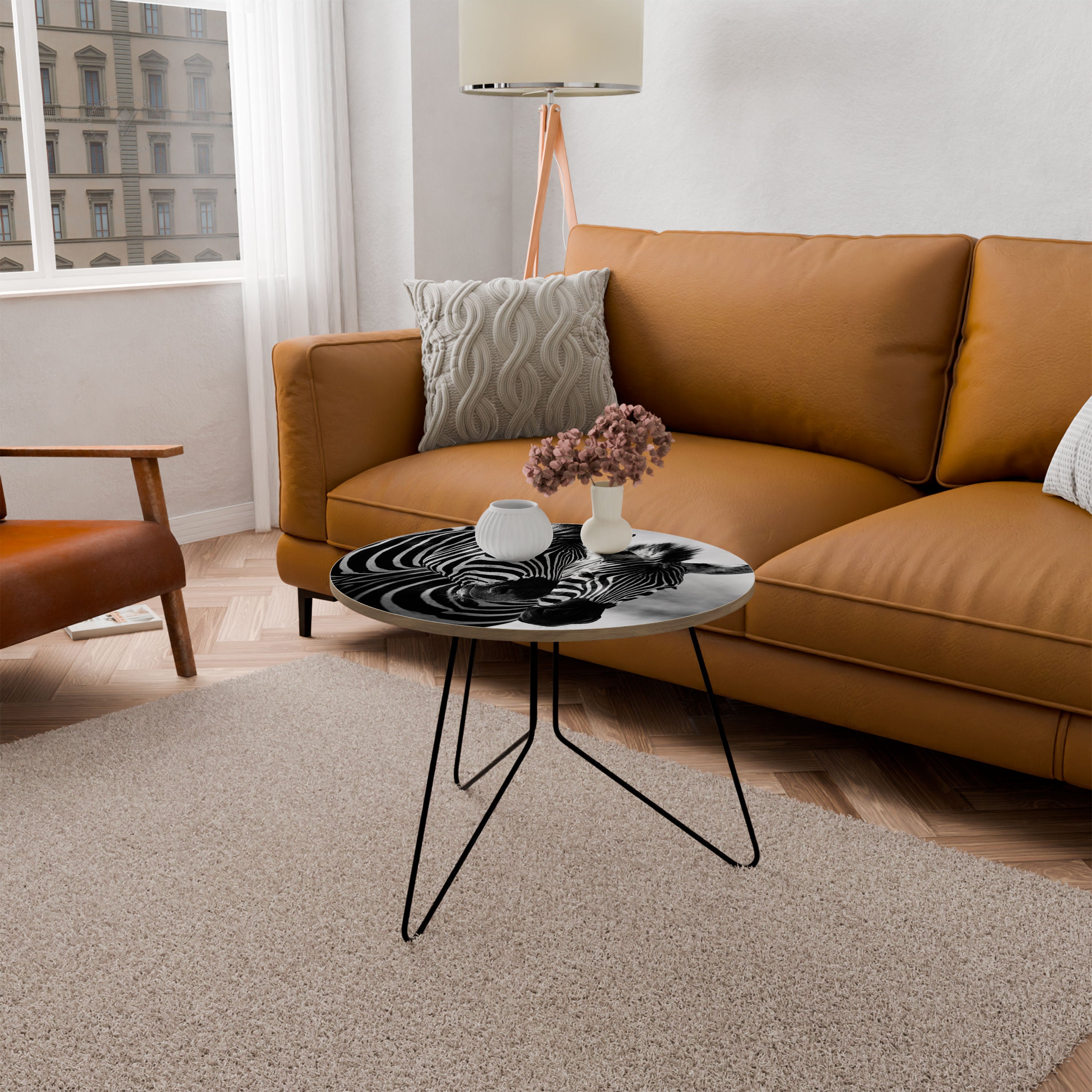 Randigt symfoni soffbord