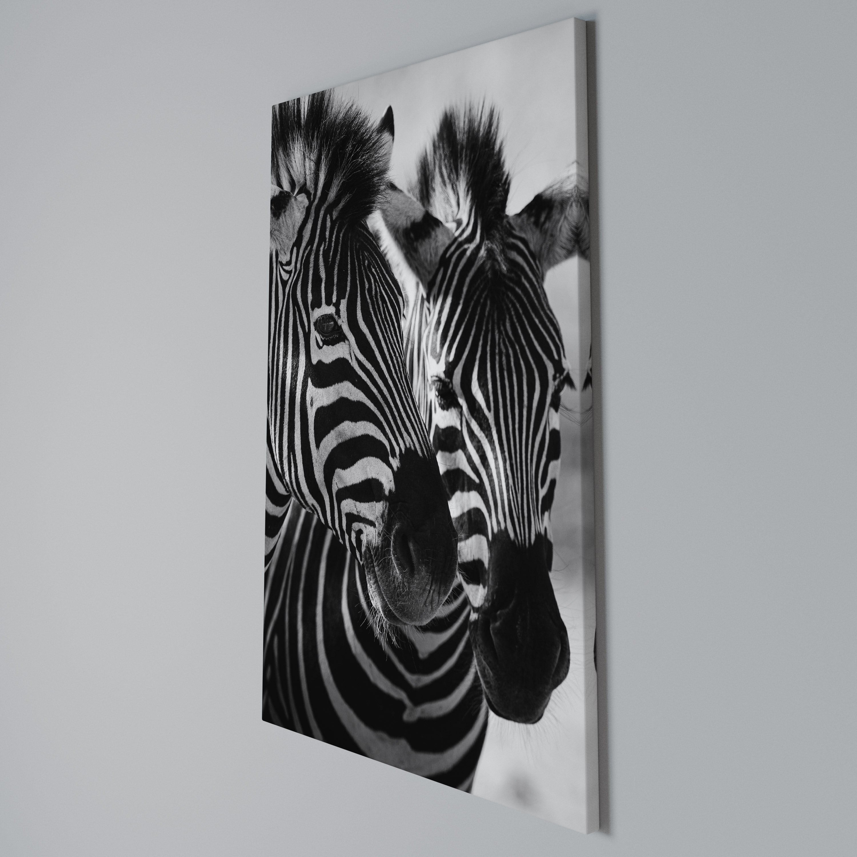 STRIPED SYMPHONY Vertical Canvas Print